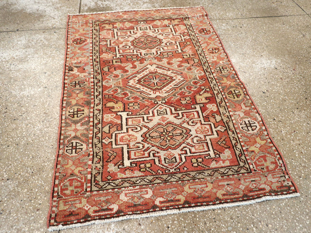 Vintage Persian Karajeh Rug, No.20436 - Gsblank