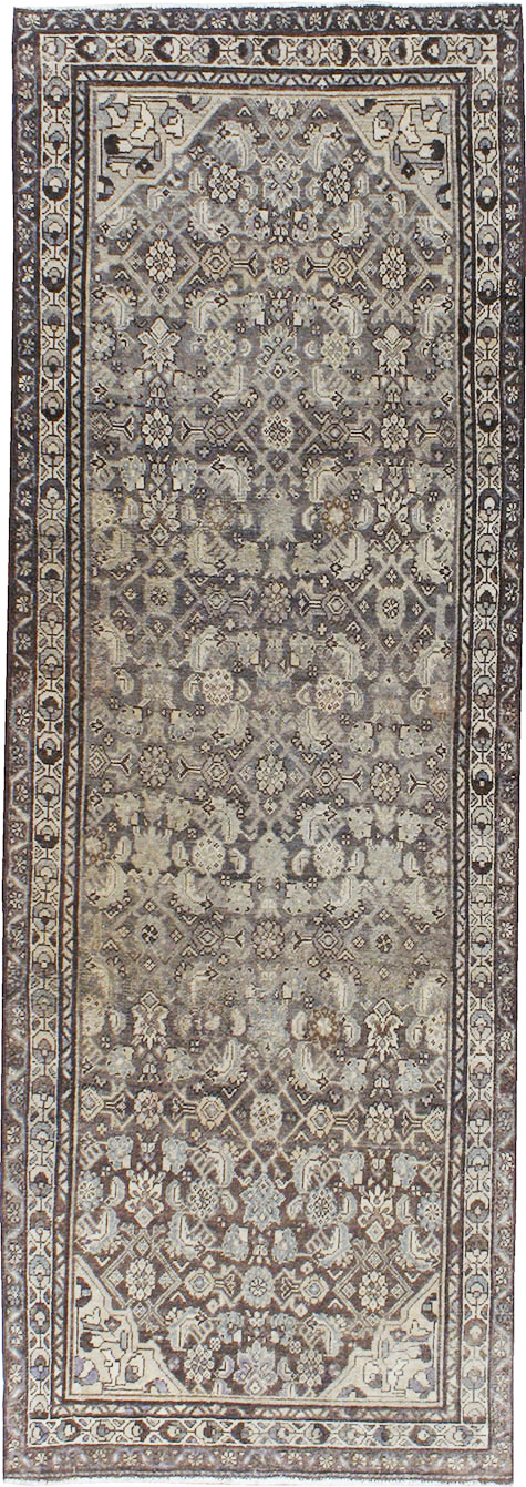 Vintage Persian Malayer Runner, No.20443 - Gsblank