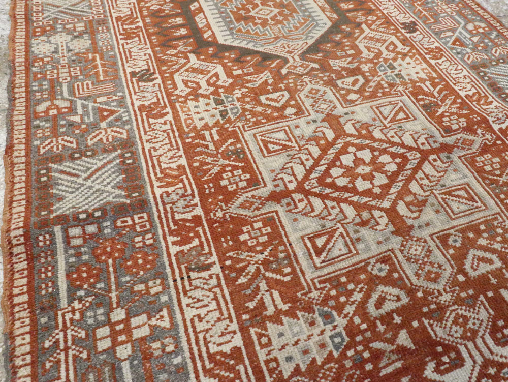 Vintage Persian Karajeh Runner, No.20449 - Gsblank