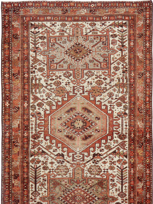 Vintage Persian Karajeh Runner, No.20451 - Gsblank