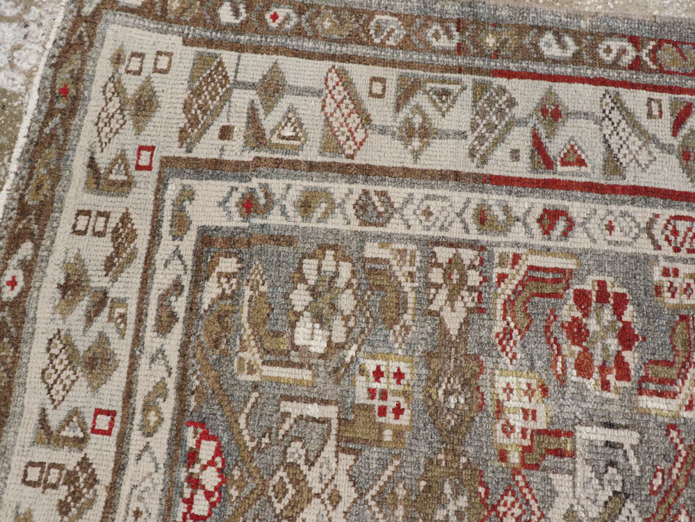 Vintage Persian Malayer Runner, No.20455 - Gsblank