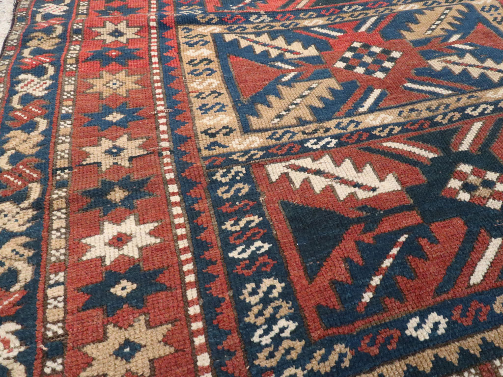 Antique Caucasian Kazak Rug, No.20467 - Gsblank
