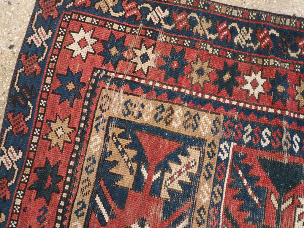 Antique Caucasian Kazak Rug, No.20467 - Gsblank