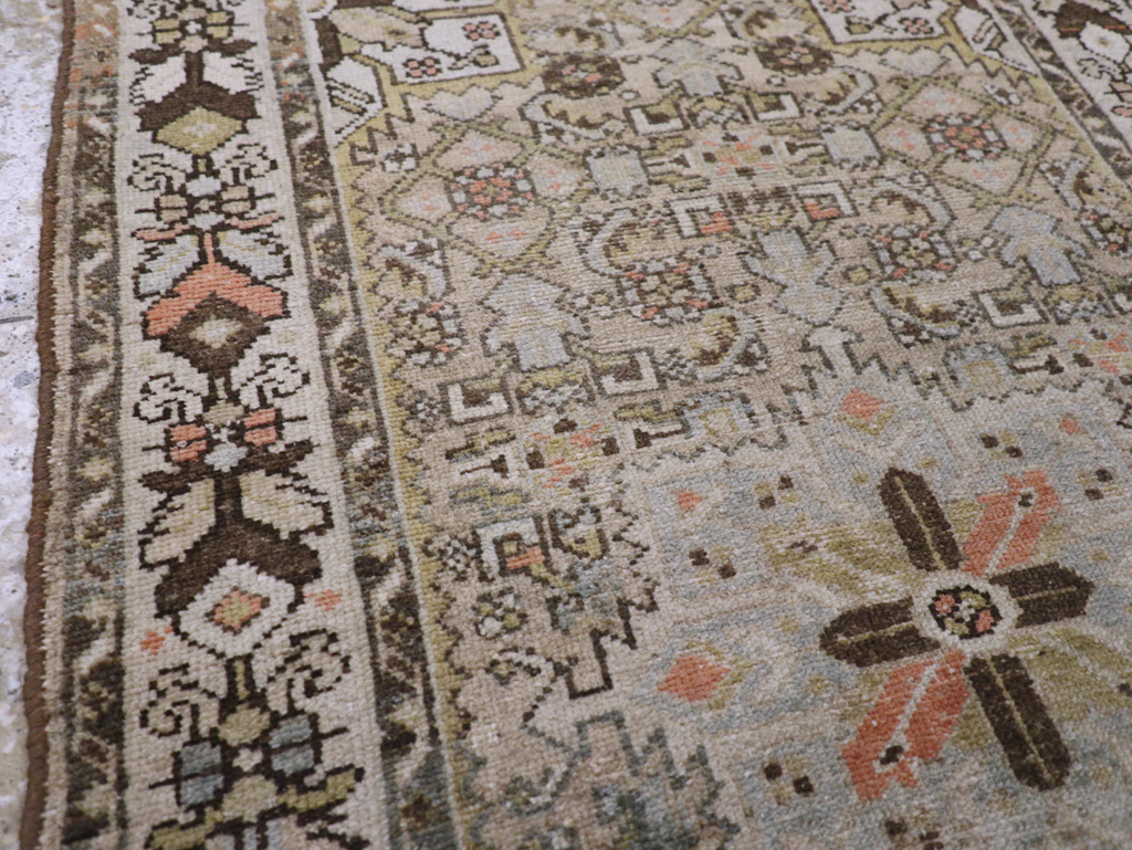 Antique Persian Malayer Throw Rug, No.20469 - Gsblank