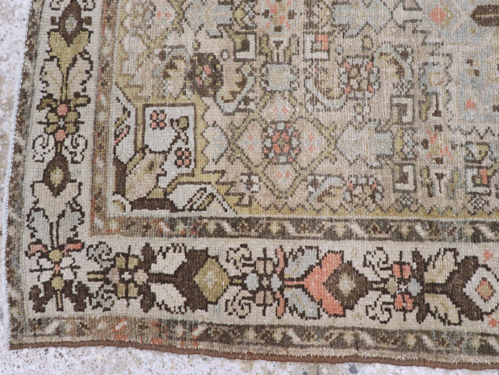 Antique Persian Malayer Throw Rug, No.20469 - Gsblank
