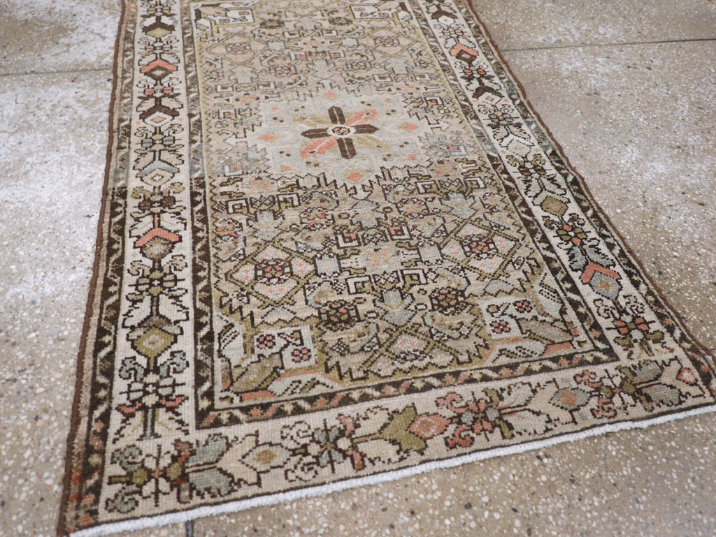 Antique Persian Malayer Throw Rug, No.20469 - Gsblank