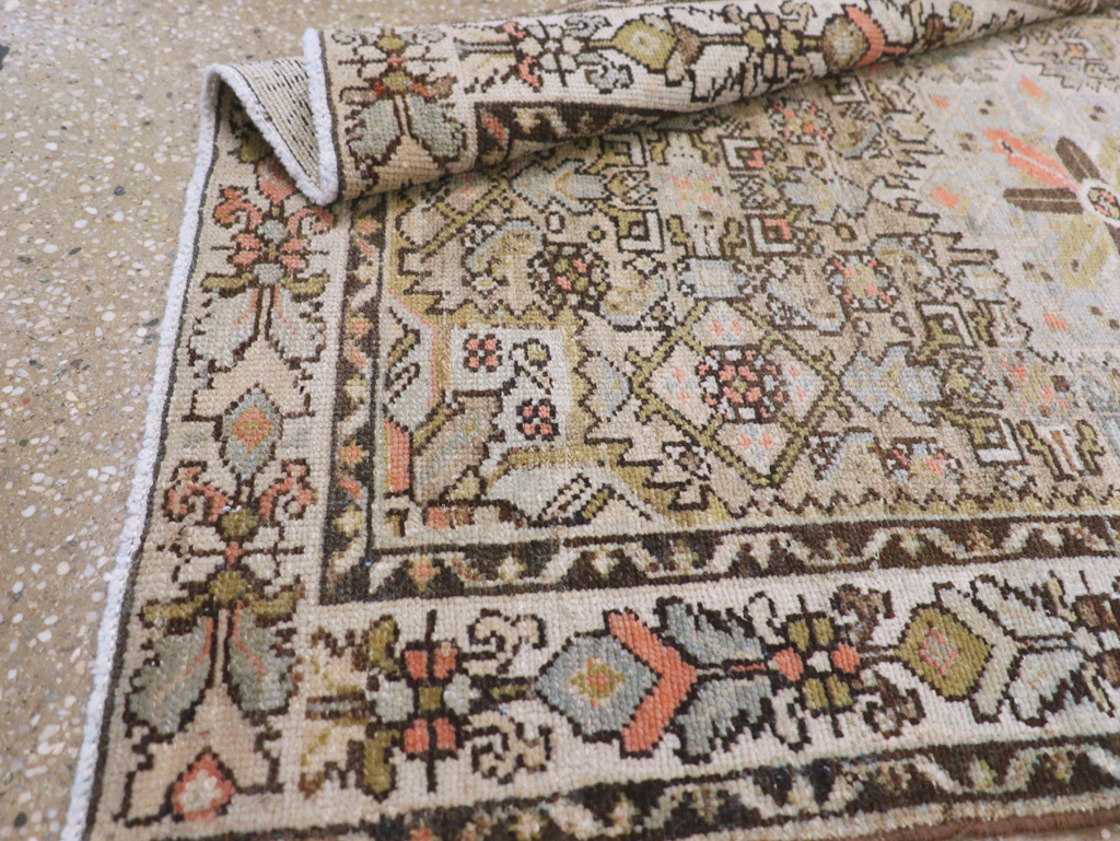 Antique Persian Malayer Throw Rug, No.20469 - Gsblank