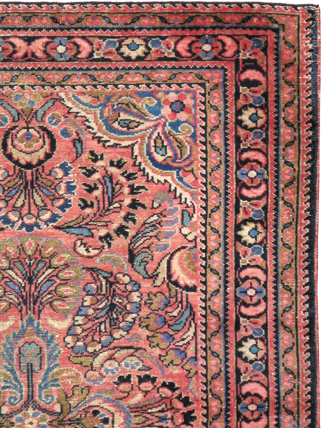 Vintage Persian Lilihan Rug, No.20488 - Gsblank