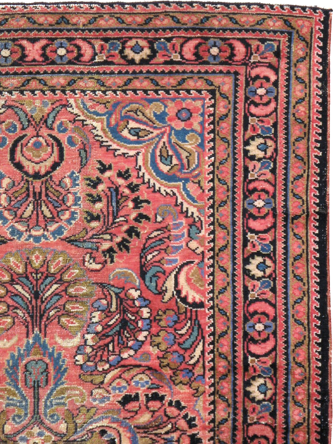 Vintage Persian Lilihan Rug, No.20488 - Gsblank