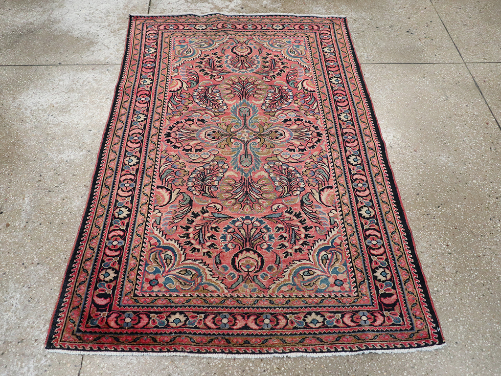 Vintage Persian Lilihan Rug, No.20488 - Gsblank