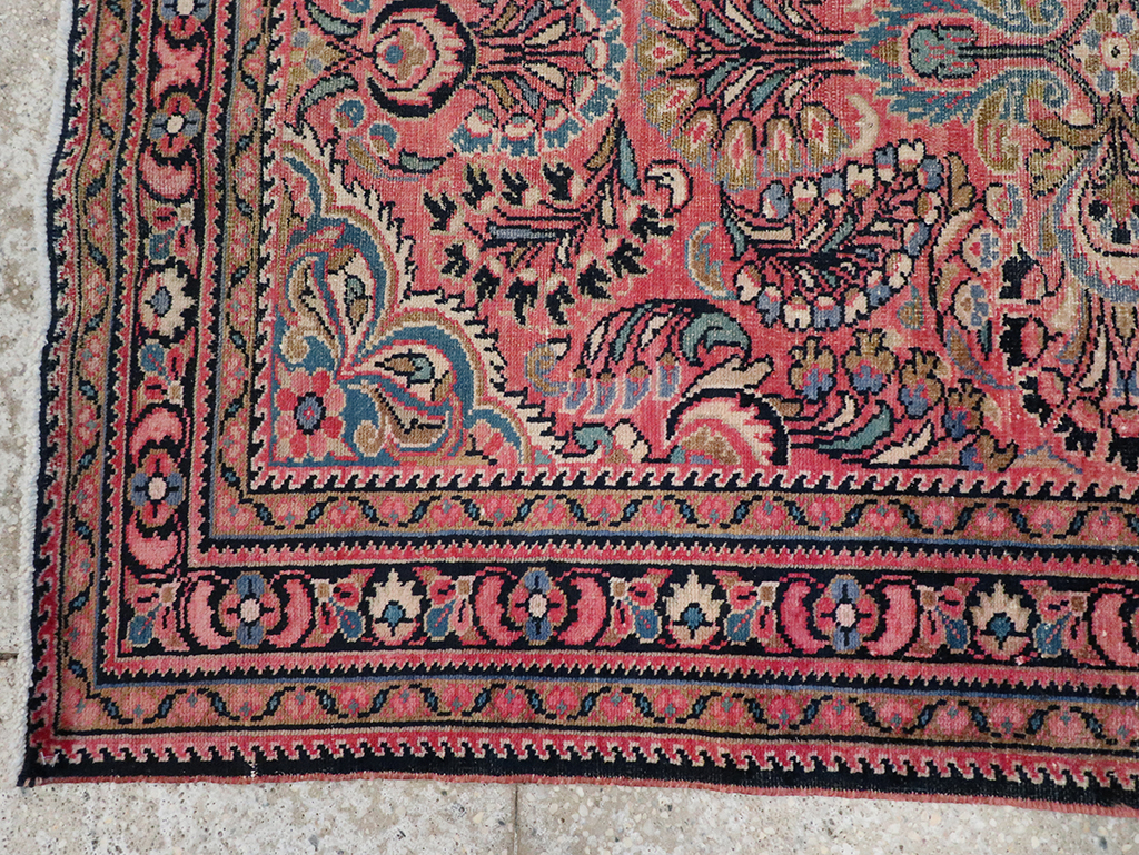 Vintage Persian Lilihan Rug, No.20488 - Gsblank