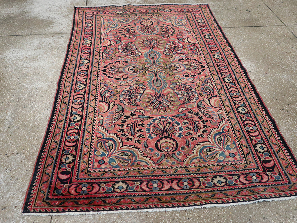 Vintage Persian Lilihan Rug, No.20488 - Gsblank
