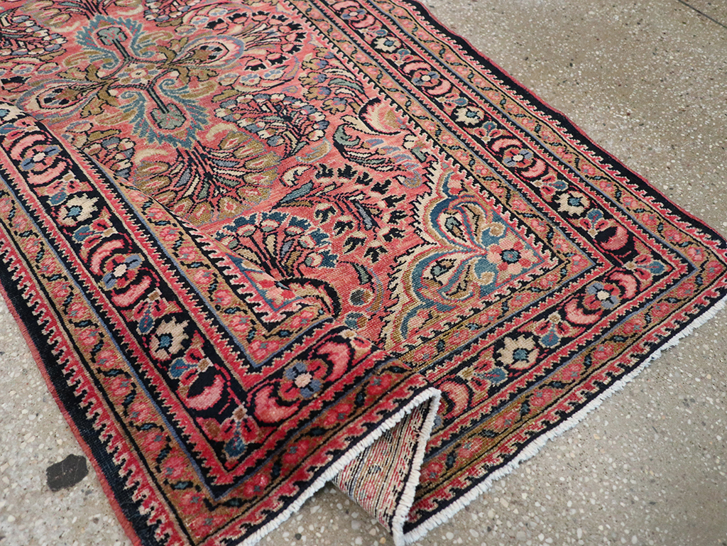 Vintage Persian Lilihan Rug, No.20488 - Gsblank