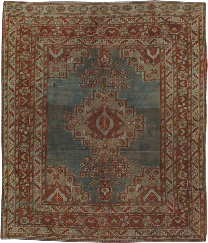 Antique Persian Afshar Square Rug, No.20492 - Gsblank