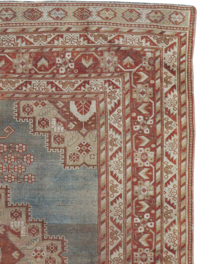 Antique Persian Afshar Square Rug, No.20492 - Gsblank
