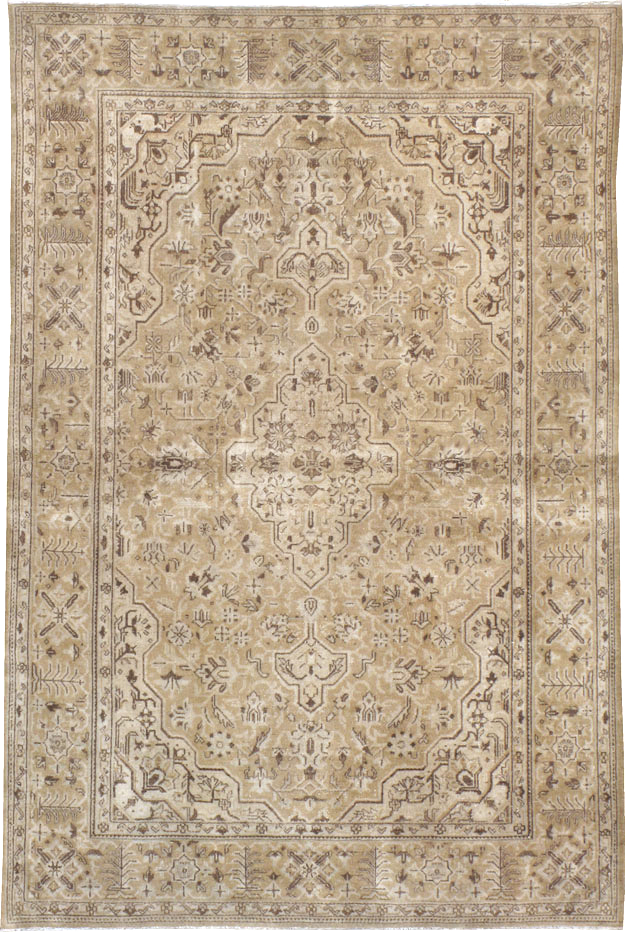 Vintage Persian Kashan Rug, No.20511 - Gsblank
