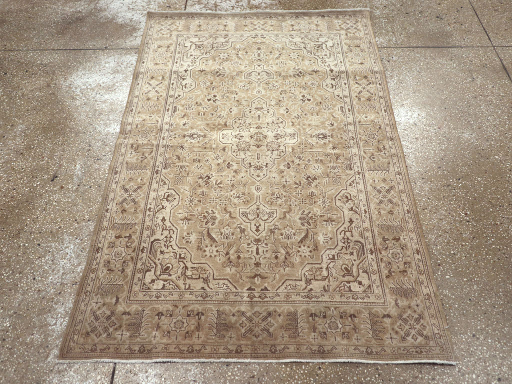 Vintage Persian Kashan Rug, No.20511 - Gsblank