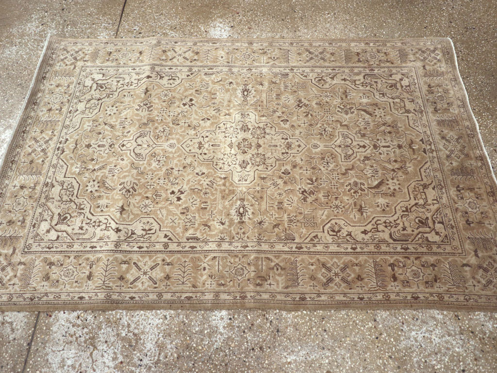 Vintage Persian Kashan Rug, No.20511 - Gsblank