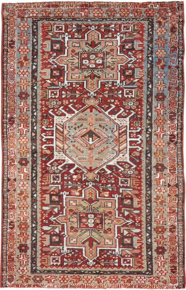 Vintage Persian Karajeh Rug, No.20512 - Gsblank