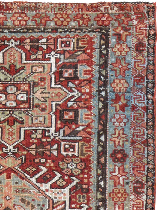 Vintage Persian Karajeh Rug, No.20512 - Gsblank