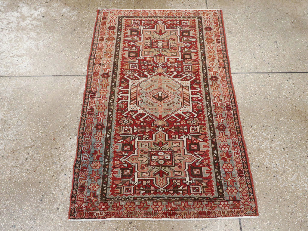 Vintage Persian Karajeh Rug, No.20512 - Gsblank