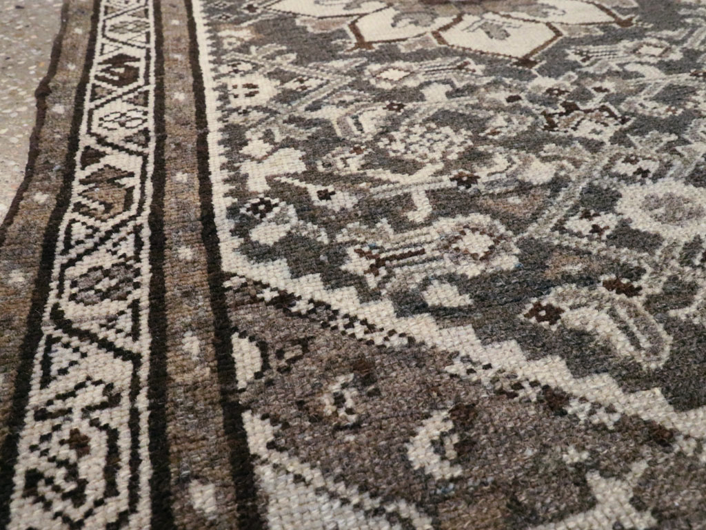 Vintage Persian Malayer Throw Rug, No.20513 - Gsblank