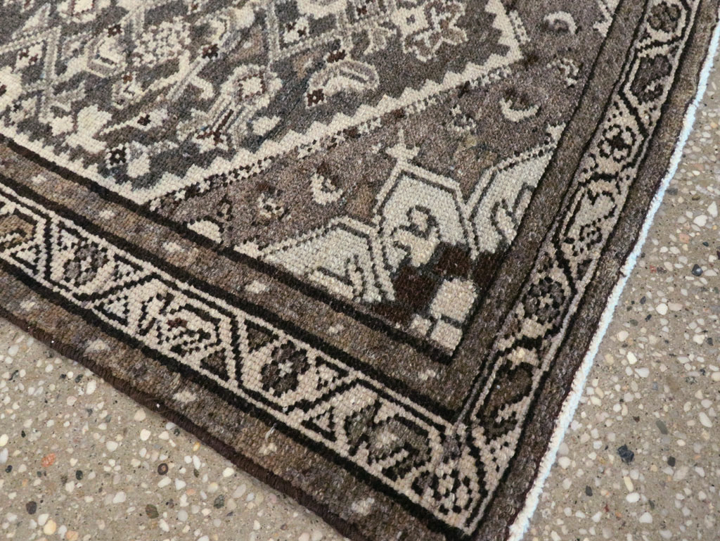 Vintage Persian Malayer Throw Rug, No.20513 - Gsblank