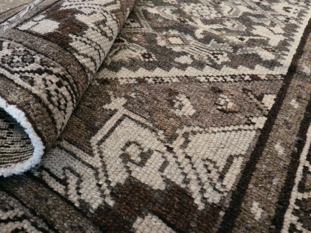 Vintage Persian Malayer Throw Rug, No.20513 - Gsblank