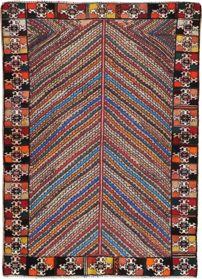 Vintage Persian Afshar Rug, No.20518 - Gsblank