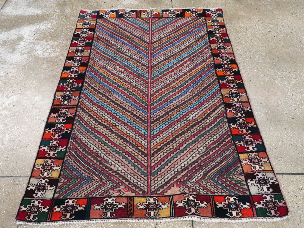 Vintage Persian Afshar Rug, No.20518 - Gsblank
