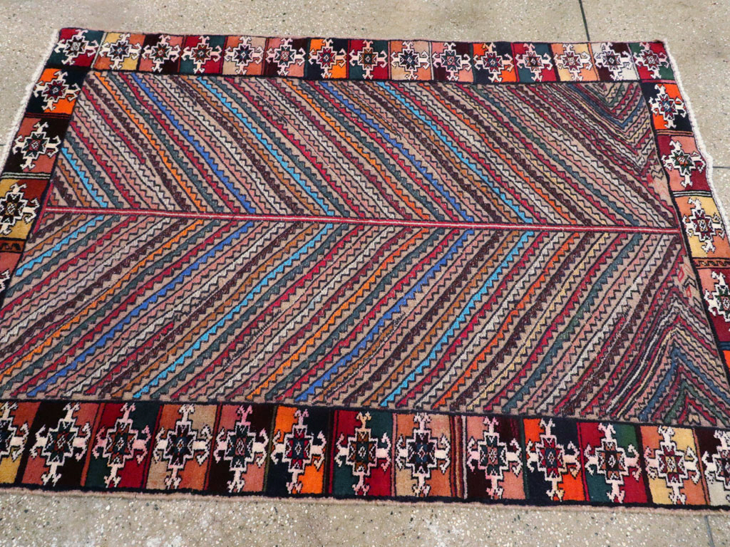 Vintage Persian Afshar Rug, No.20518 - Gsblank
