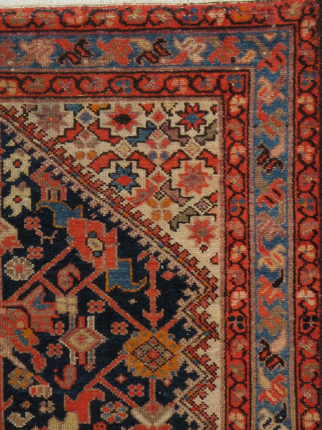 Antique Persian Malayer Runner, No.20519 - Gsblank