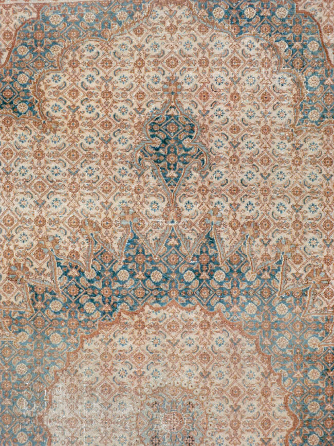 Vintage Persian Mashad Rug, No.20545 - Gsblank