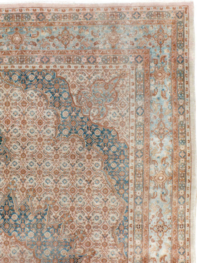 Vintage Persian Mashad Rug, No.20545 - Gsblank