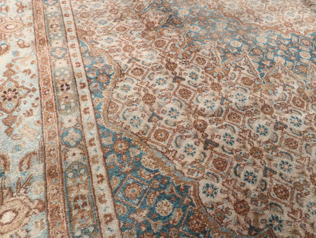 Vintage Persian Mashad Rug, No.20545 - Gsblank