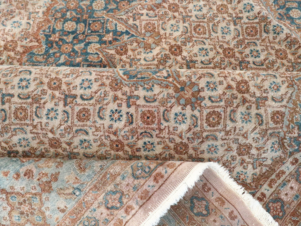 Vintage Persian Mashad Rug, No.20545 - Gsblank