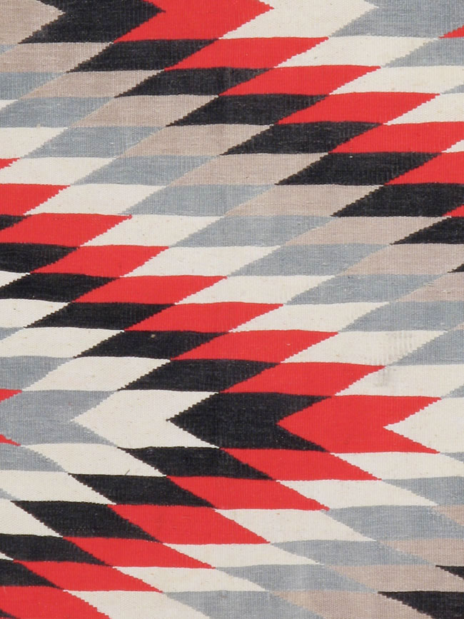 Vintage Indian Flat-weave Dhurrie Carpet, No.20550 - Gsblank