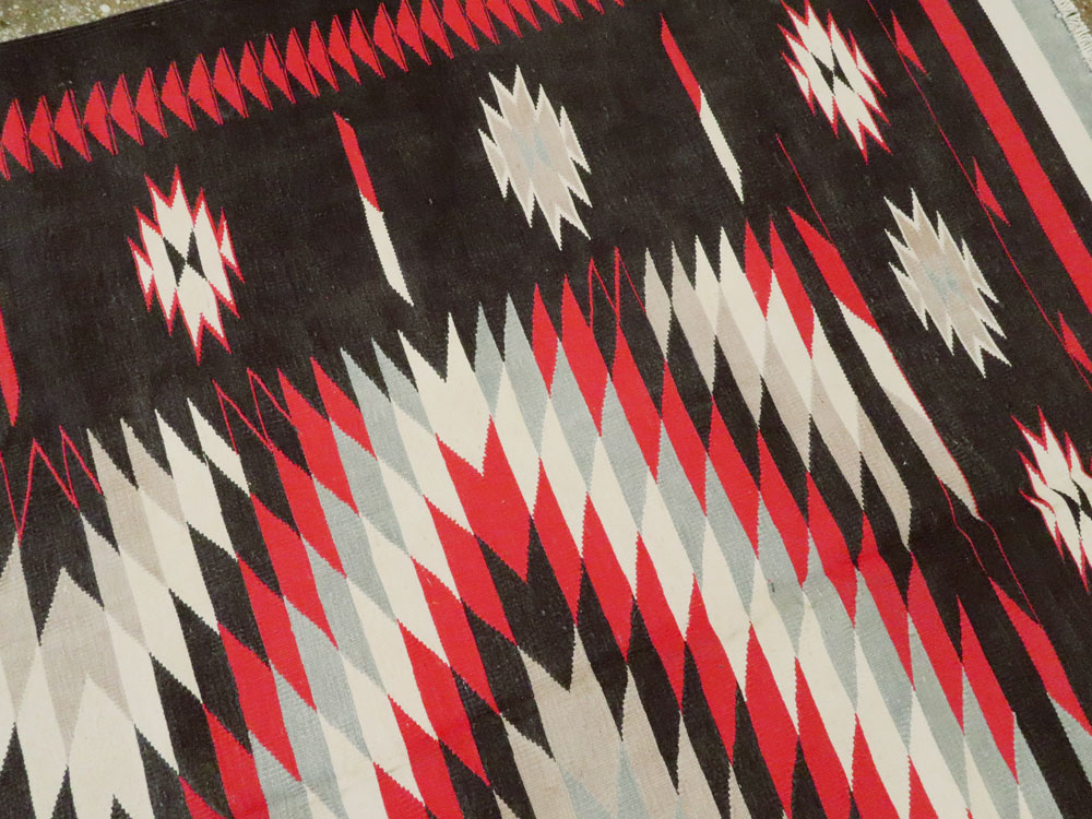 Vintage Indian Flat-weave Dhurrie Carpet, No.20550 - Gsblank