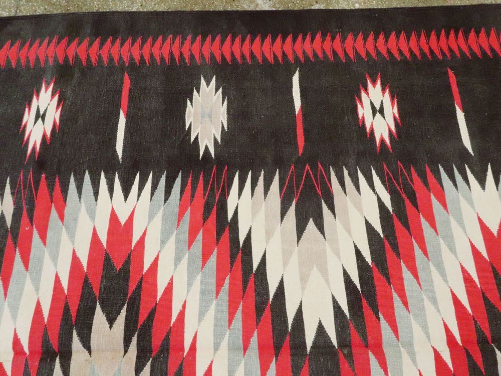 Vintage Indian Flat-weave Dhurrie Carpet, No.20550 - Gsblank