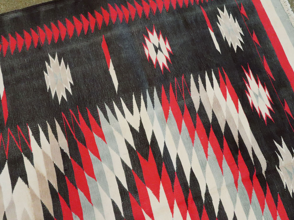 Vintage Indian Flat-weave Dhurrie Carpet, No.20550 - Gsblank