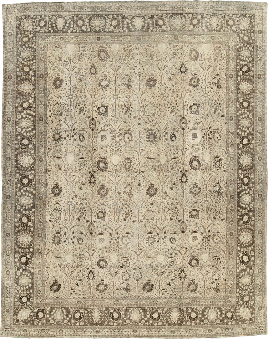 Antique Persian Tabriz Carpet, No.20552 - Gsblank