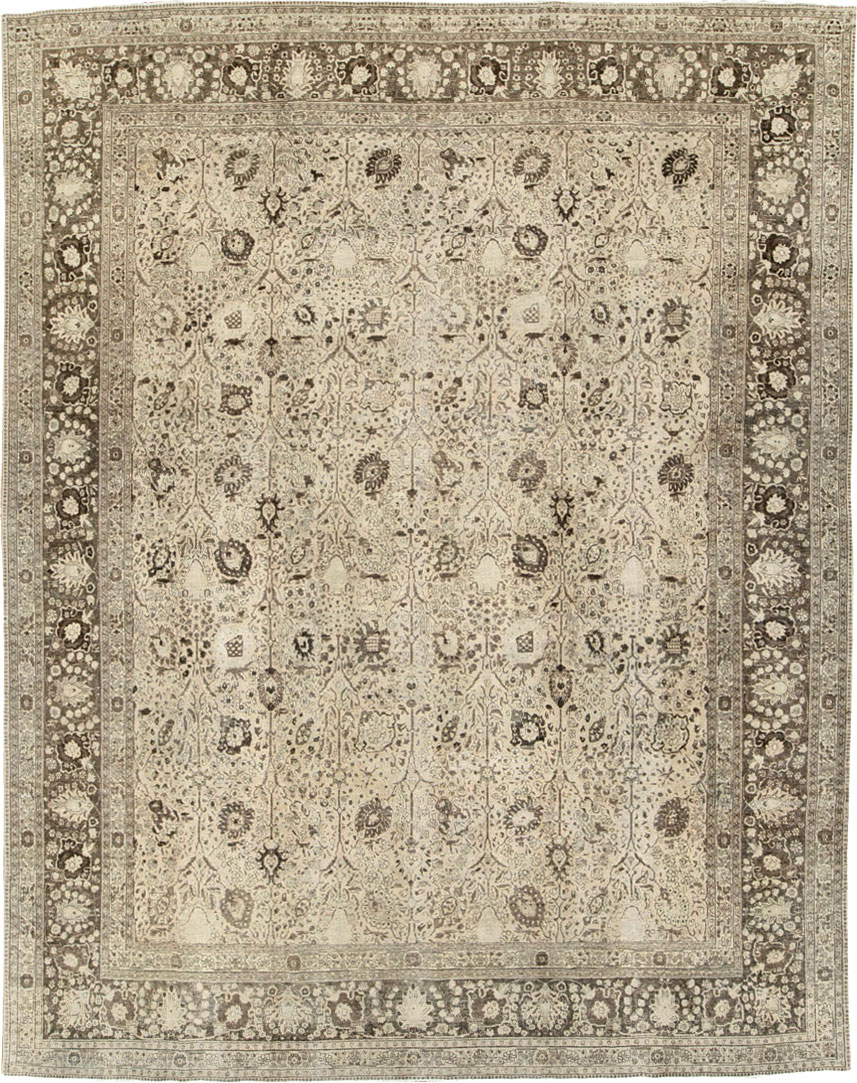 Antique Persian Tabriz Carpet, No.20552 - Gsblank