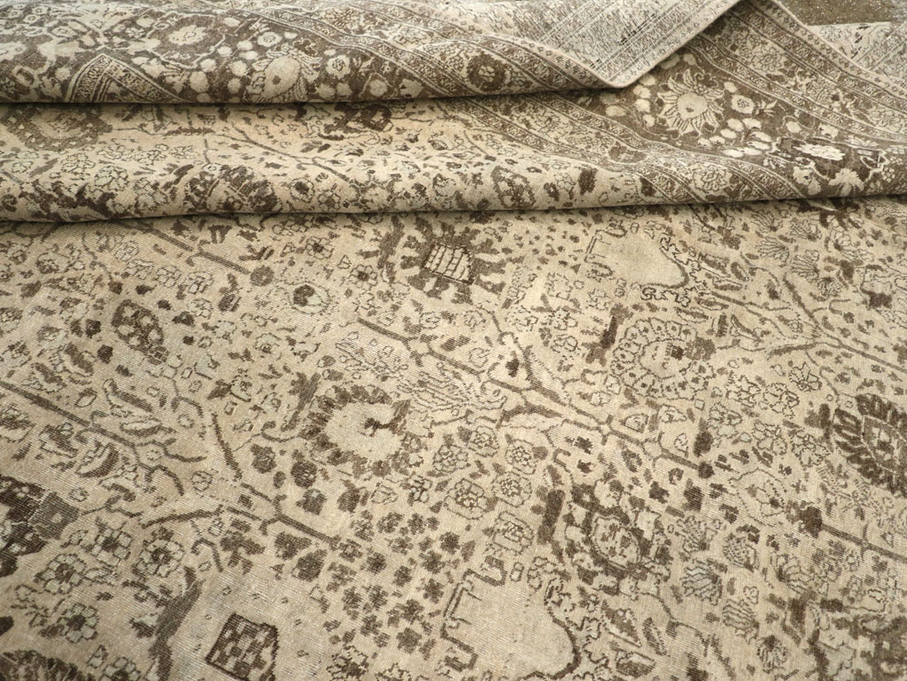 Antique Persian Tabriz Carpet, No.20552 - Gsblank