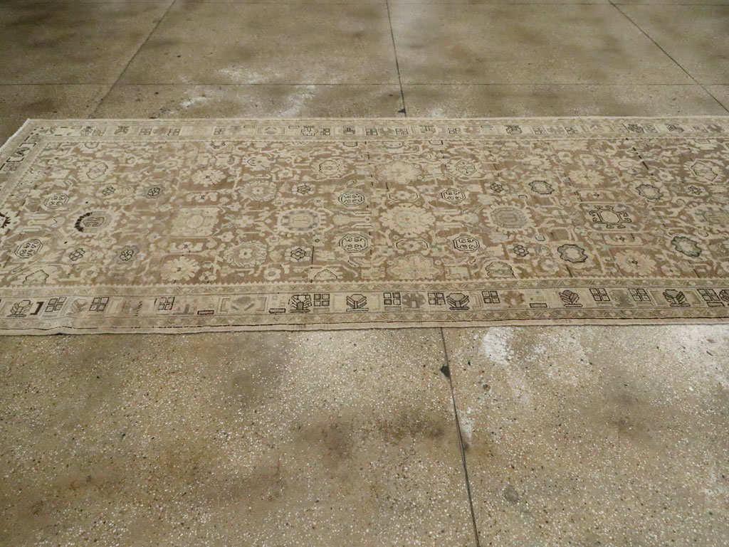 Vintage Persian Malayer Wide Gallery Runner, No.20559 - Gsblank