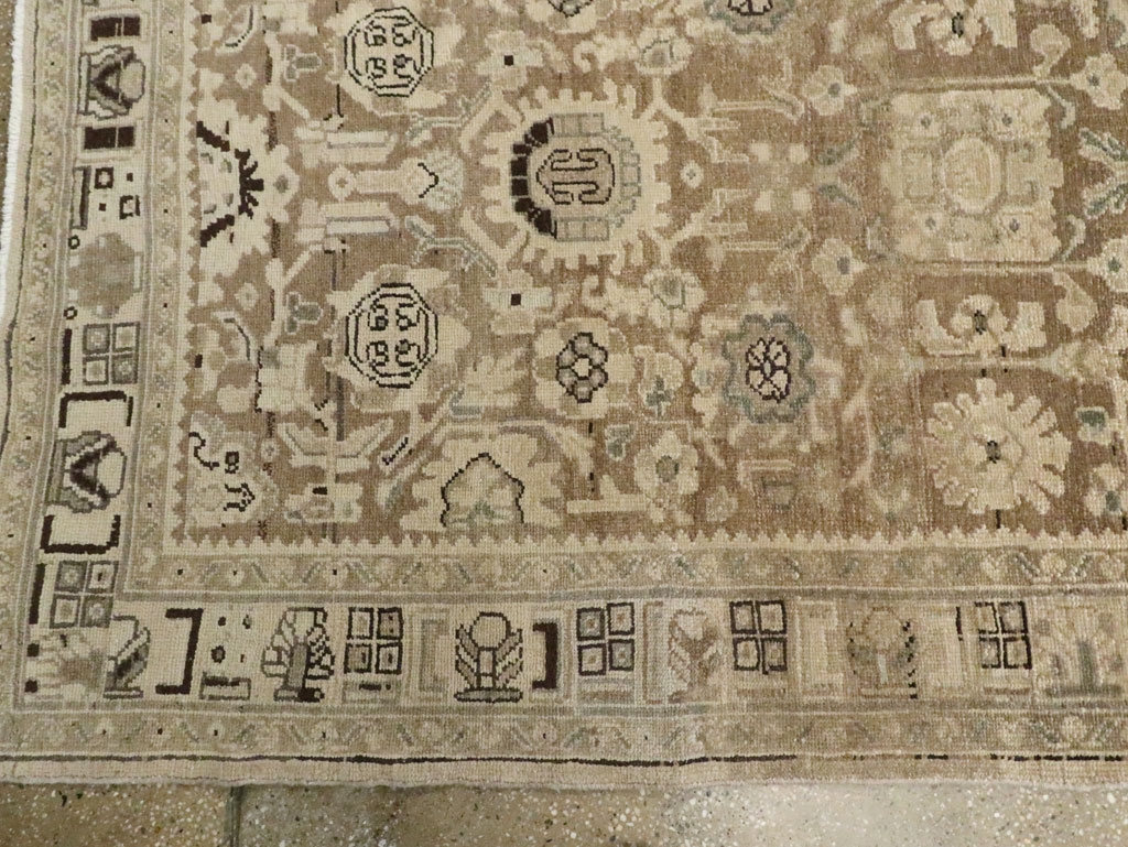 Vintage Persian Malayer Wide Gallery Runner, No.20559 - Gsblank