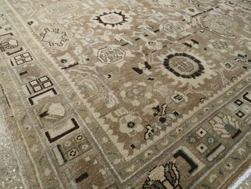 Vintage Persian Malayer Wide Gallery Runner, No.20559 - Gsblank