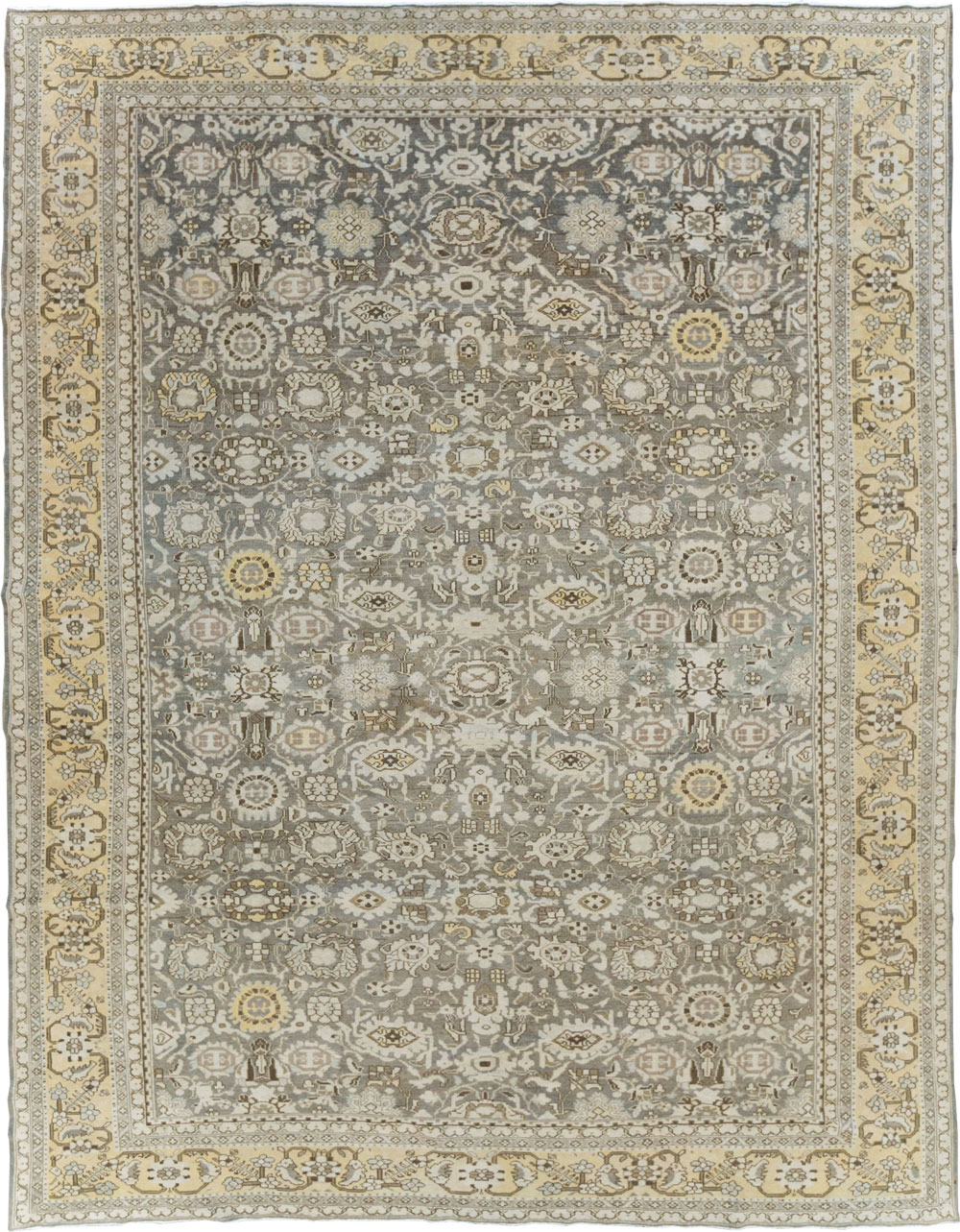 Vintage Persian Malayer Room Size Carpet, No.20564 - Gsblank