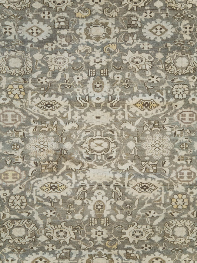 Vintage Persian Malayer Room Size Carpet, No.20564 - Gsblank