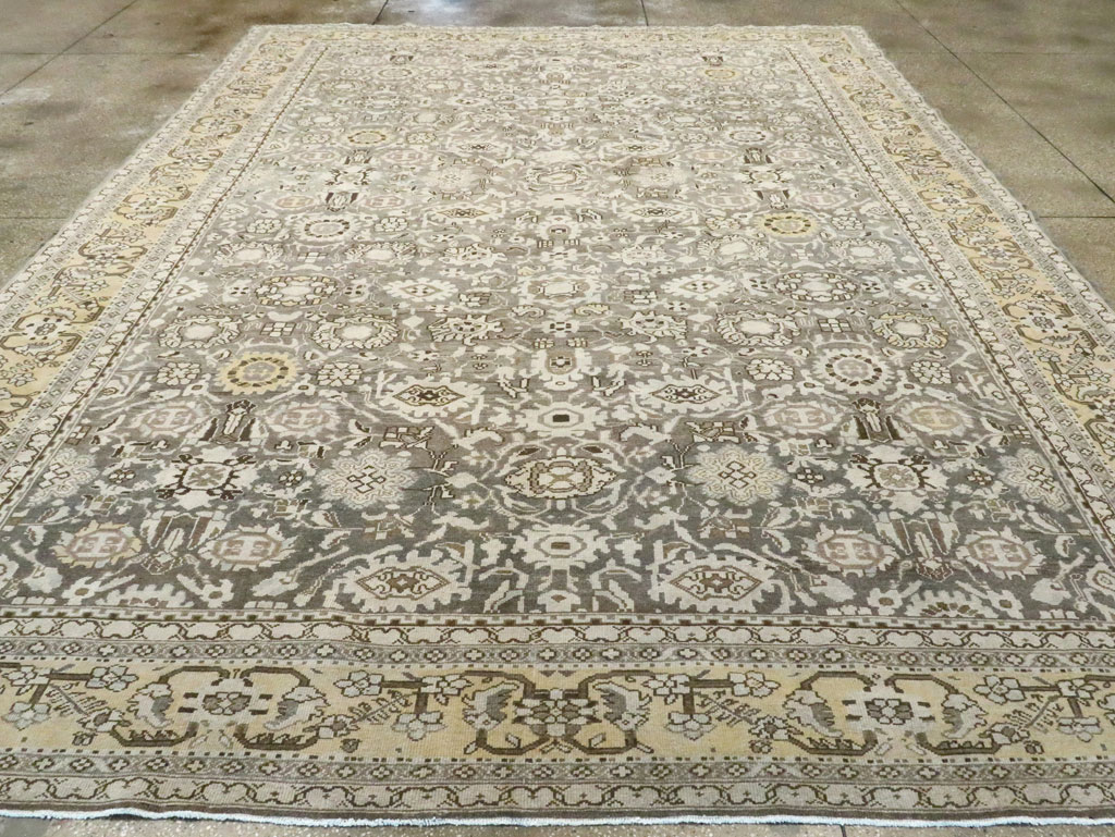 Vintage Persian Malayer Room Size Carpet, No.20564 - Gsblank