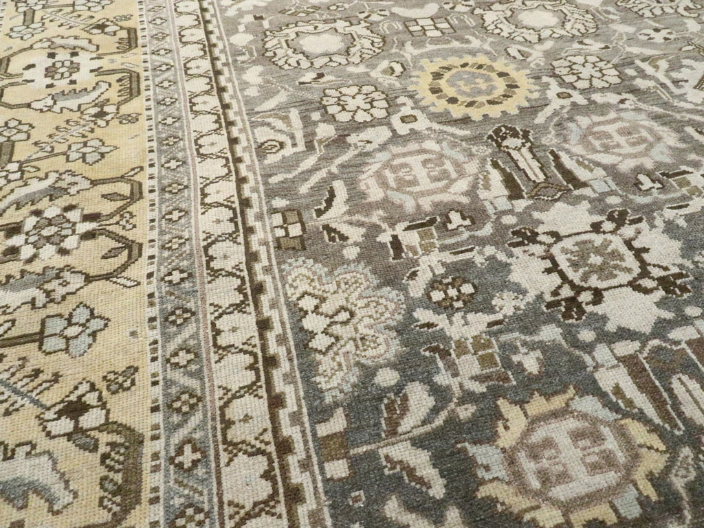 Vintage Persian Malayer Room Size Carpet, No.20564 - Gsblank